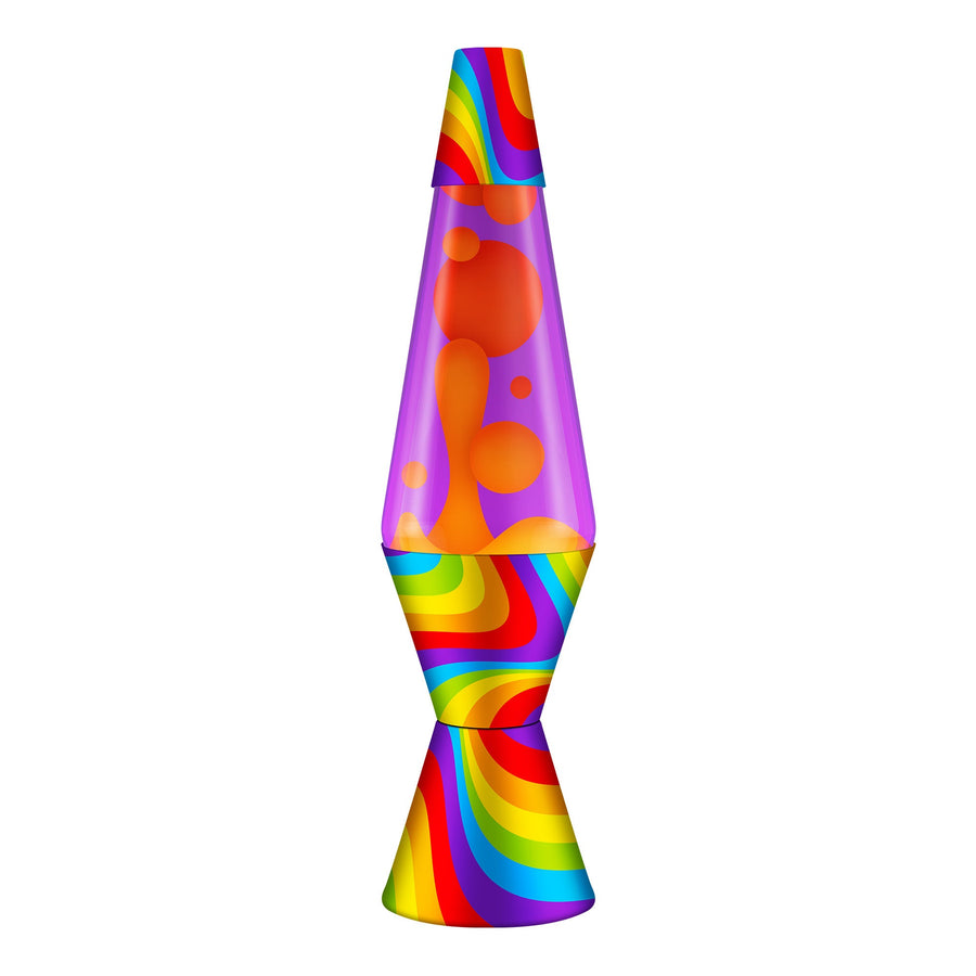 14.5" LAVA LAMP FLOWING COLOR BANDS [CWJR]