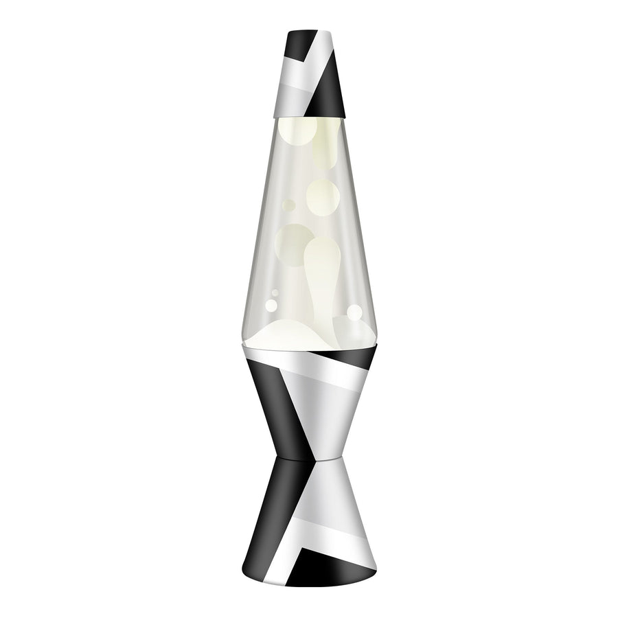 14.5" LAVA LAMP POLYGONAL WHITE TONE [SKQR] [SKQRMV]