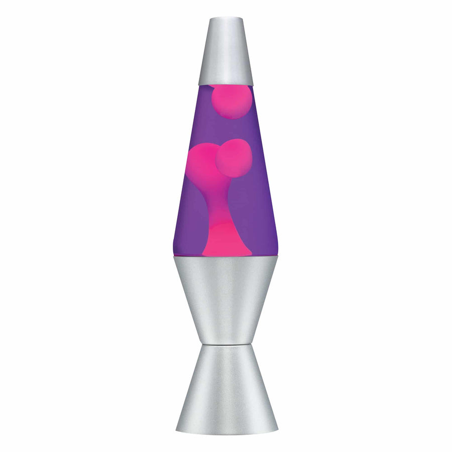 14.5" LAVA LAMP - PINK/PURPLE/SILVER [IZYH]