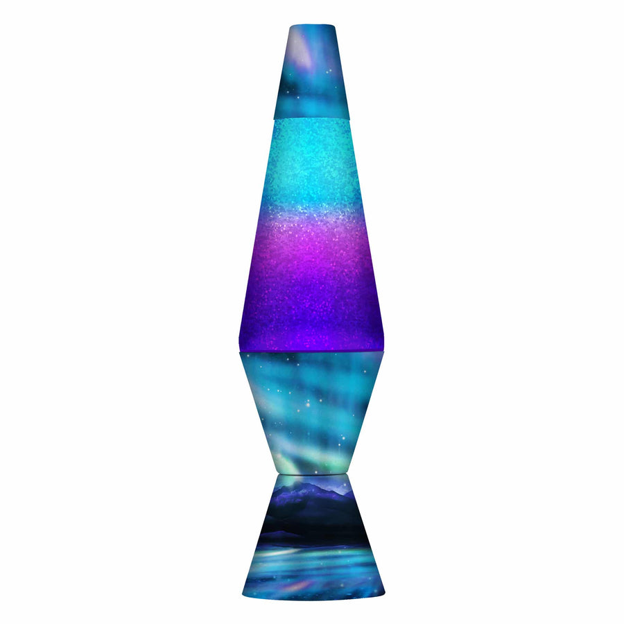 14.5" LAVA LAMP COLORMAX NORTHERN LIGHTS - GLITTER [BJYG]